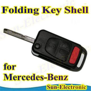   Folding Key Shell Case Mercedes Benz ML320/430/55 C230 CL500/600 SL