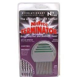   Nit Free Brand Terminator Lice Comb Rid Headlice stainless steel