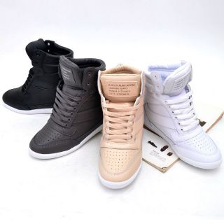   Top Wedge Sneakers Tennis Shoes / Lady Platform Trainers Ankle Boots