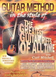 Greatest Guitar Riffs Of All Time (DVD, 