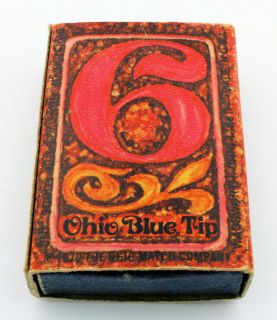 vintage ohio blue tip c 1970 matchbox matches time left