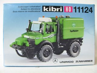 NEW KIBRI HO Model 11124   MAN TIPPING LORRY W/TRAILER   Unimog 