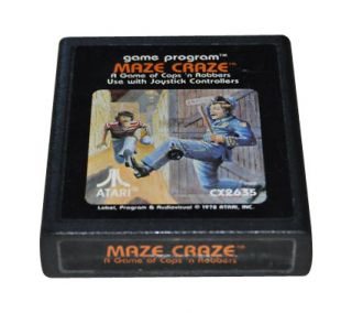 maze craze a game of cops and robbers atari 2600
