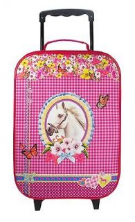   FOREVER Stable Revival Big Trolley Suitcase Bag Horse Holiday NEW