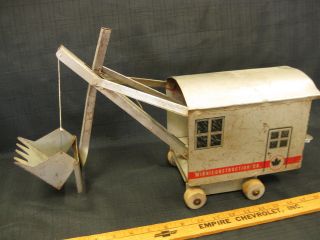 1950s Mini Toy (Otaco) Minniconstruction Shovel Digger Pressed Steel 