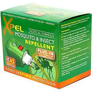 Xpel Plug in Mosquito And Insect Repellent two pin plug Holiday 