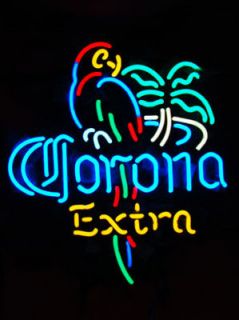 corona extra parrot beer bar neon light sign al006 from