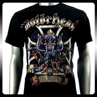 motorhead heavy metal rock punk retro t shirt sz l mo11