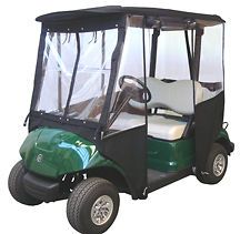 USED YAMAHA G 29 3X4 DELUXE GOLF CART ENCLOSURE W/CS GREEN ONLY 