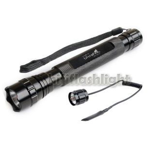 UltraFire 501D Tactical Xenon 12V Flashlight Troch + Remote Pressure 