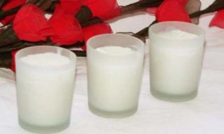 144 bulk wholesale party event candles glass white wax from