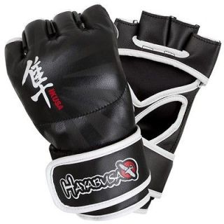 hayabusa ikusa mma gloves black 4oz sizes s m l