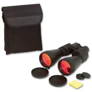 Magnacraft 15x70 Binoculars carrying case with strap, neck strap, and 