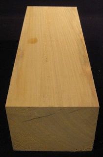 Tupelo Gum Wood Carving Turning Blank Block 4 3/4 x 3 3/4 x 13 5/8