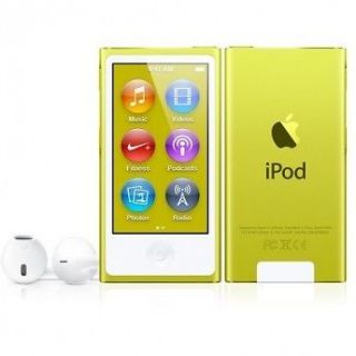 NEW Apple iPod nano 7th Generation YELLOW gold 16 GB Latest Model NEW 