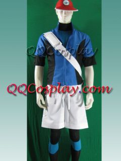   Black and White 2 Male Trainer Nate Cosplay Costume with Shoulder Bag