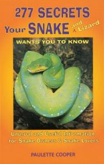   Owners and Snake Lovers by Paulette Cooper 1999, Paperback