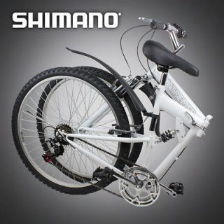 NEW 26 Folding Mountain Bike Foldable Bicycle 6 SP Speed Shimano 