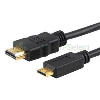 FT Mini HDMI to HDMI 1080p M to Male Cable 1.3a 6FT Type A to C HD 