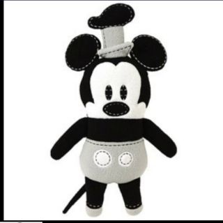 DISNEY POOK A LOOZ MICKEY MOUSE STEAMBOAT WILLIE PLUSH SOFT FLEECE TOY