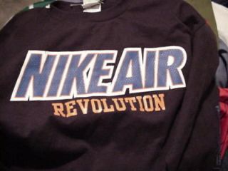 nike air revolution long sleeve t shirt adult large