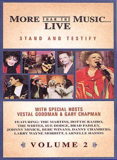 More Than The MusicLive Stand And Testify   Volume Two DVD, 2002, 2 