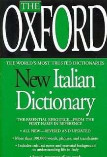 THE OXFORD NEW ITALIAN DICTIONARY   JOYCE ANDREWS (PAPERBACK) NEW