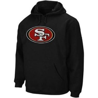 NFL San Francisco 49ers Signature LOGO Black Pullover Hoodie 