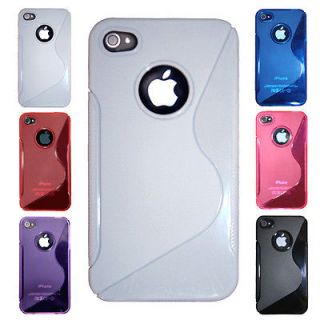 Newly listed Soft S Line TPU GEL Case Cover Skin Shell for iphone 4 4G 