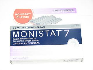 BOXES MONISTAT 7 VAGINAL ANTIFUNGAL 7 DAY TREATMENT YEAST INFECTION