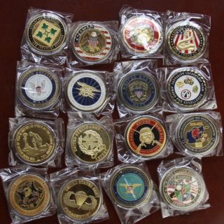   Different Military Challenge Coins /S543 ARMY Rangers Navy seal