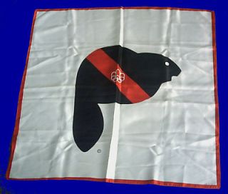 Orig.scarf Olympic Games MONTREAL 1976 // AMIK   68 x 68 cm 