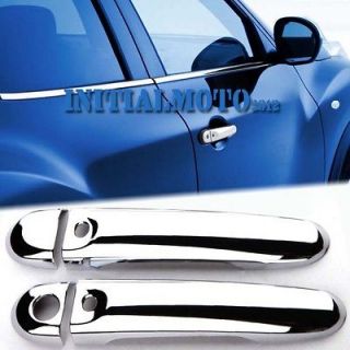 For Nissan Juke Coupe Triple Chrome Door Handle Cover Trim Trims w 