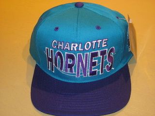   NWT VTG Charlotte Hornets The G Cap Snapback Hat RARE NEW WITH TAGS