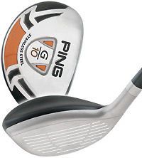 ping g10 hybrid 21 stiff left handed steel golf club
