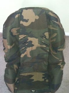 BABY CAR SEAT COVER FITS BRITAX MARATHON. GREEN CAMOUFLAGE.NEW PADDED 