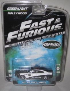 GREENLIGHT Hollywood Fast & Furious 2011 Rio Police Charger 164 
