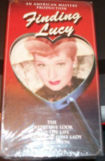 FINDING LUCY VHS LUCILLE BALL DESI ARNAZ AMERICAN MASTERS BIOGRAPHY 