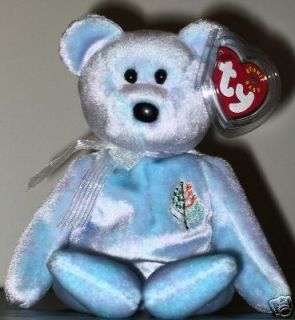 Ty HONG KONG ISSY the Four Seasons Bear Beanie Baby ~ MINT TAGS 