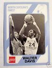 Walter Davis Coca Cola North Carolina Basketball Sports Card