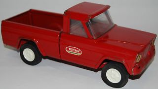 vintage tonka jeep red pickup truck 1960s mound minnesota time