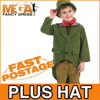   Boy Kids Fancy Dress Mad Hatter Willy Wonka Book Week Child Costume