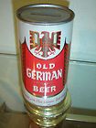 vintage rare old german flat top beer can coin bank