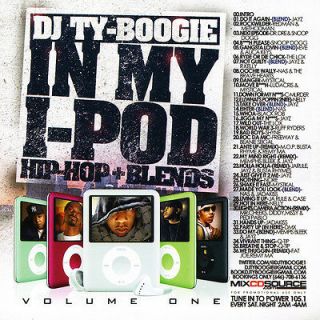 DJ Ty Boogie Ipod Hip Hop Old School Blends Non Stop Mixtape Mix CD