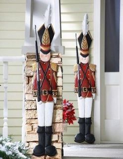  Metal Tin Soldier Outdoor Christmas Porch or Wall Decoration ~NEW