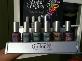 color club nail polish lacquer HALO HUES set of 6 holographic hologram 