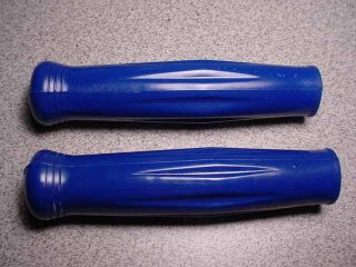 BICYCLE COKE BOTTLE GRIPS FIT FIRESTONE BIKES AND OTHERS BLUE