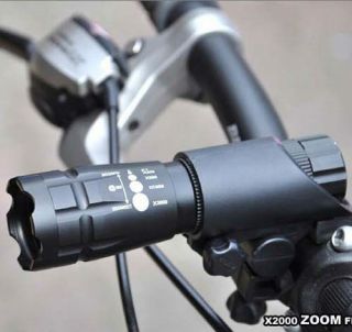 NEW 2012 CREE Q5 Bike Bicycle Head Light 240 LM Torch +Clip Color 