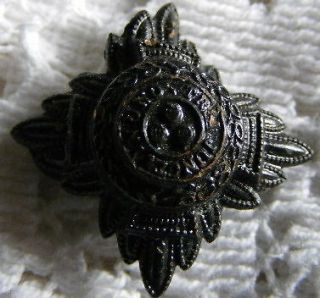Order Of Bath Black Metal Hat / Shoulder Badge Tria Juncta 