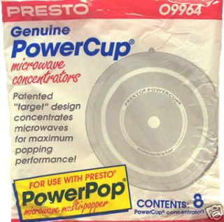 presto 09964 powercups 8 pack popcorn popper 